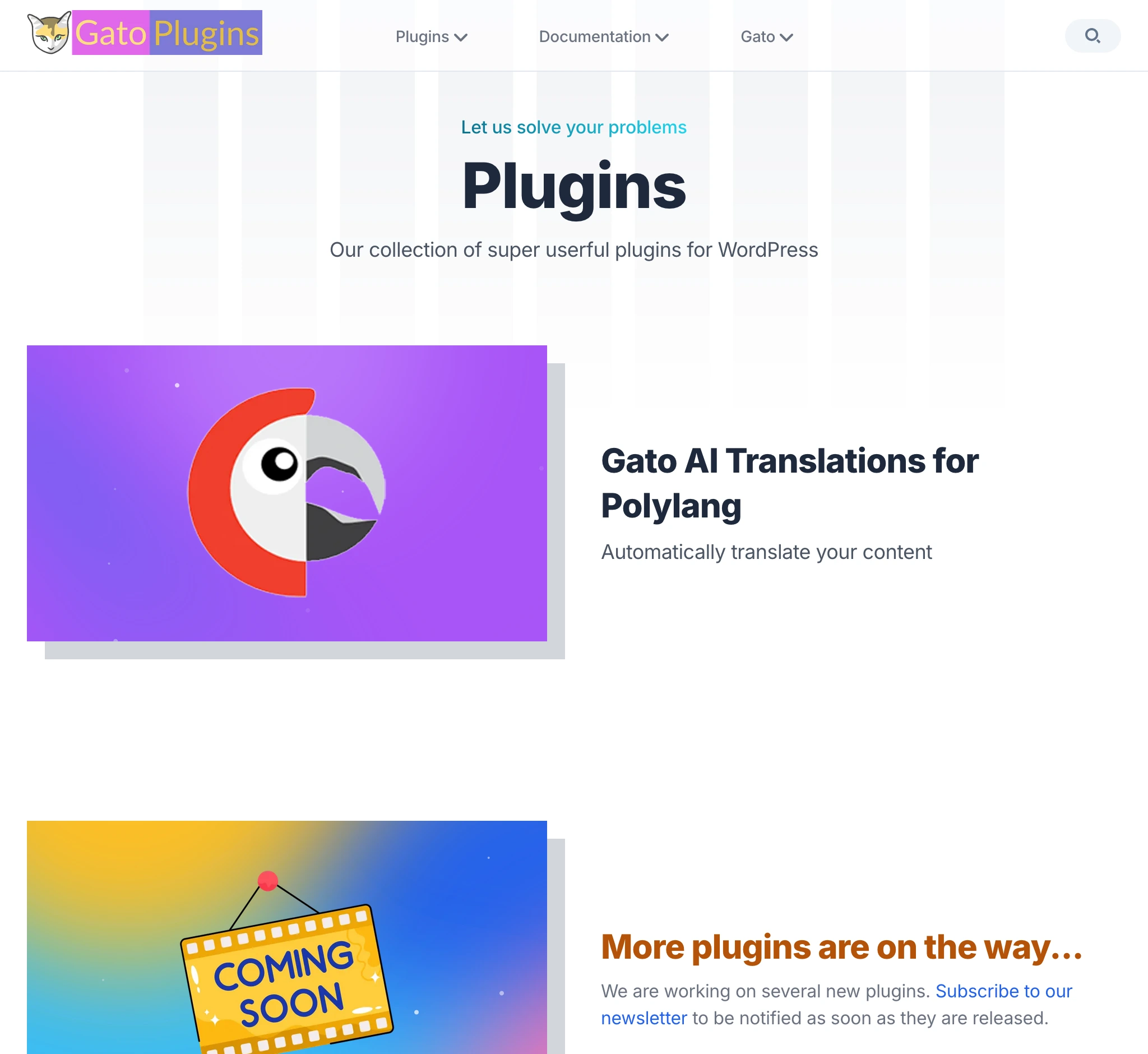 Bagian plugin di gatoplugins.com